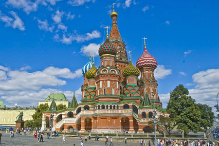 کلیسای سنت باسیل, کلیسای سنت باسیل نماد تاریخی روسیه, عکس کلیسای سنت باسیل 