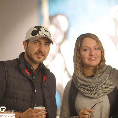 فیلم: عکسهای بازیگران در افتتاحیه گالری نقاشی سحر خلخالیان
