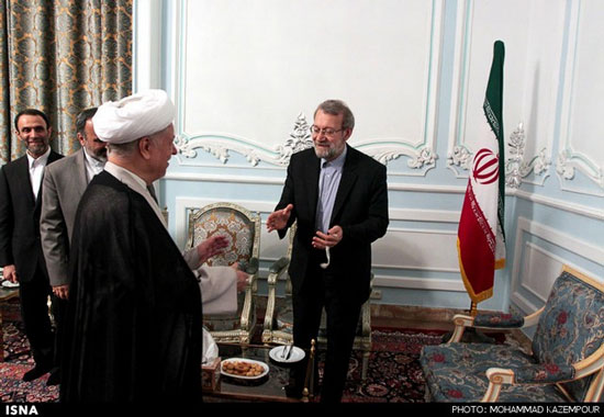 دیدار علی لاریجانی با هاشمی در مشهد