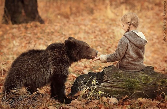 تصاویر فوق العاده دوست داشتنی از کودک و حیوانات