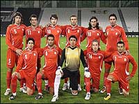 تیم ملی ایران با پیراهن سفید برابر روسیه