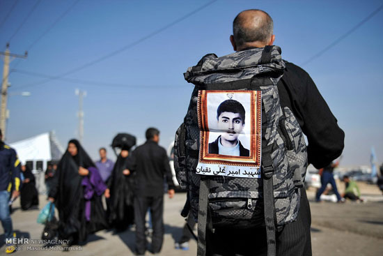 عکس: زائران اربعین حسینی در مرز چزابه