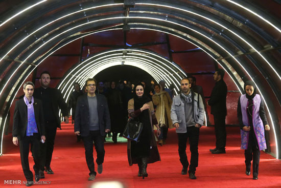 عکس: بازیگران سینما در حاشیه اولین روز جشنواره فجر