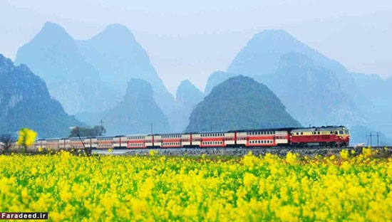 زیبایی راه‌آهن چین