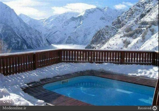 عکس/ زیباترین استخرهای زمستانی دنیا