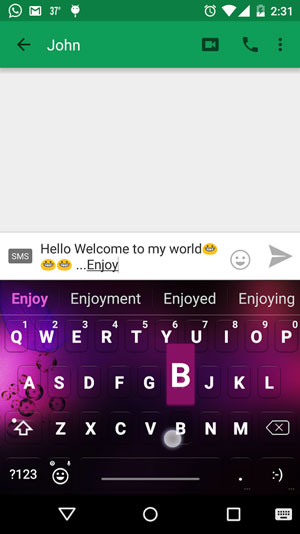 دانلود برنامه KAD Emoji keyboard برای اندروید