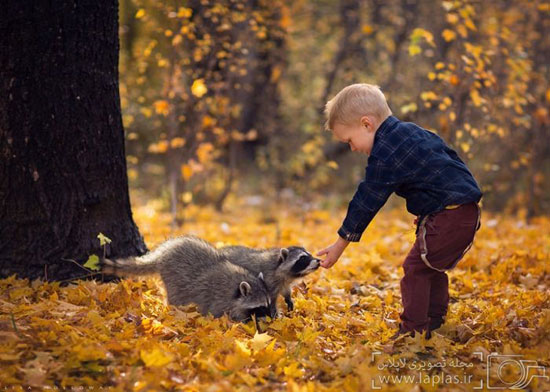 تصاویر شگفت انگیز کودکان و حیوانات