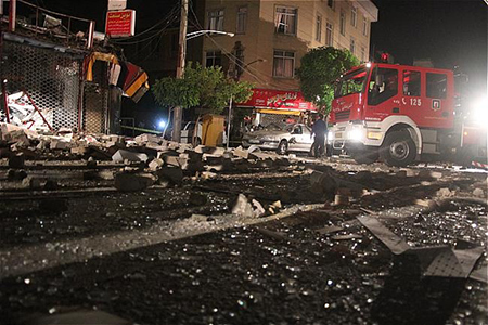 اخبار ,اخبار حوادث ,تصاویری از خسارت های انفجار در سعادت آباد
