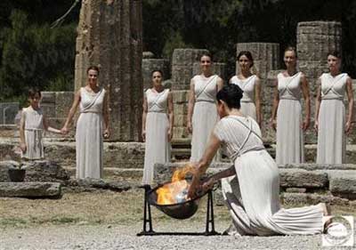 المپیک , شهر المپیای یونان  , الهه های یونانی 