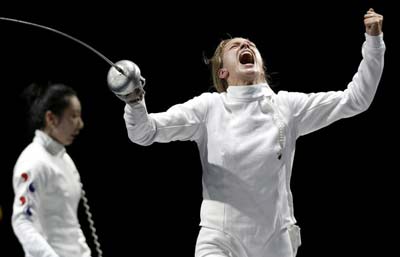 المپیک لندن 2012, احساسی ترین چهره شمشیر باز المپیکی