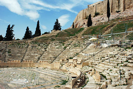 تئاتر دیونیسوس,مکانهای تاریخی یونان,دیدنی های یونان