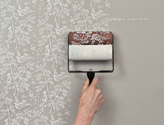 ابزاری جالب برای نقاشی دیوار ها +عکس