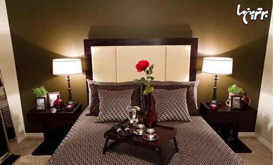 یک اتاق خواب رومانتیک ...