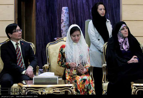 ورود رییس جمهور ویتنام و همسرش به تهران + عکس