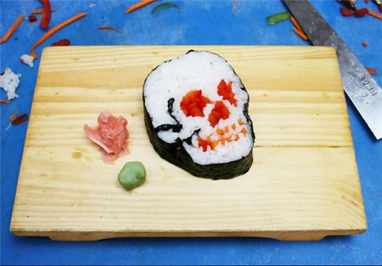 هنرنمایی ژاپنی‌ها با سوشی+تصاویر