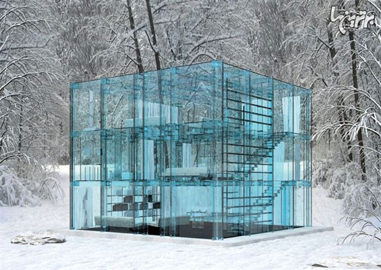 عجیب ترین خانه های مدرن شیشه ای