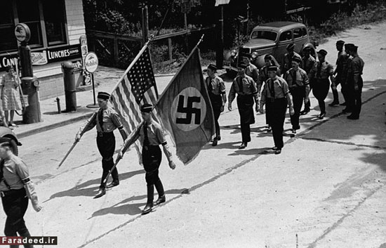 تصاویر/ هیتلر بیخ گوش آمریکایی‌ها!