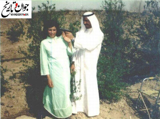 عکس: شوخی خطرناک صدام با همسرش!