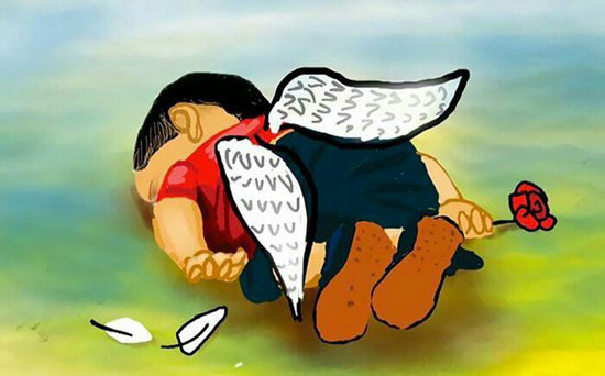 موج تصاویر مرگ دلخراش کودک سوری