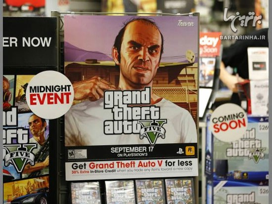 بازی GTA 5 یک روزه 1 میلیارد دلار فروخت!