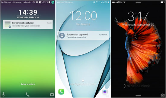 مقایسه رابط کاربری سه گوشی ال جی جی ۵، سامسونگ گلکسی اس ۷ و اپل آیفون ۶ اس