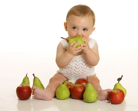 میوه برای کودک شش ماهه