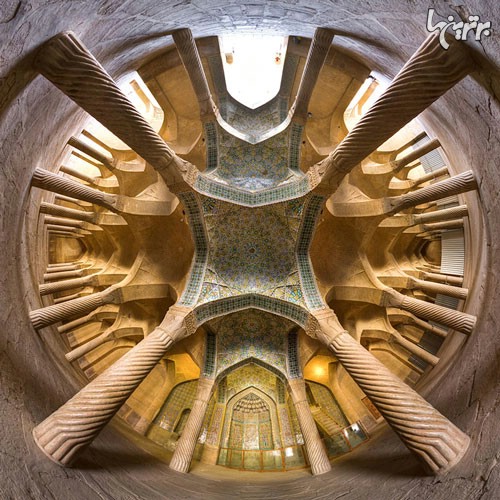 معماری مسحورکننده مساجد ایرانی در کادر عکاس