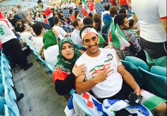 عکس: حضور تماشاگران ایرانی در ورزشگاه
