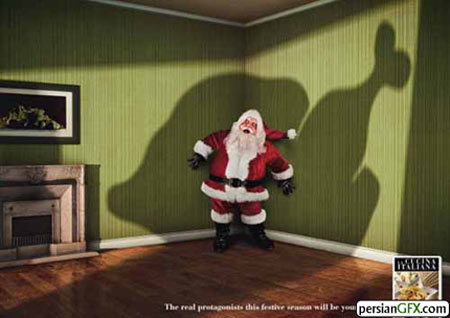 تبلیغات جالب و مبتکرانه به مناسبت کریسمس