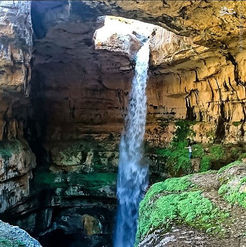عکس/ آبشاری شگفت‌انگیز در لبنان