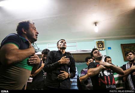 اخبار,اخبار اجتماعی , مراسم عزاداری حسینی در کمپ ترک اعتیاد