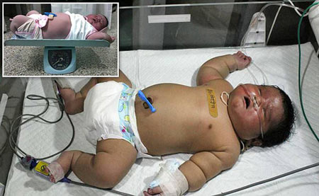 اخبار,اخبار گوناگون,سنگین ترین نوزاد دنیا