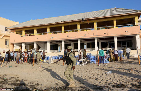 عکس: حمله تروریستی به پایتخت سومالی