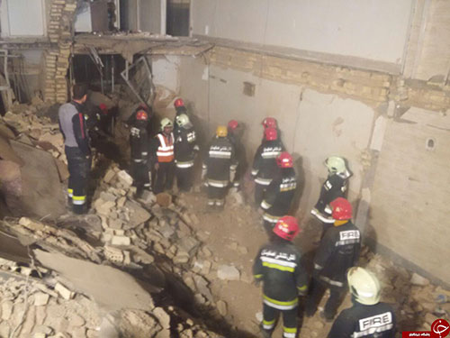 عکس: انفجاری مهیب در خیابان چمران اصفهان