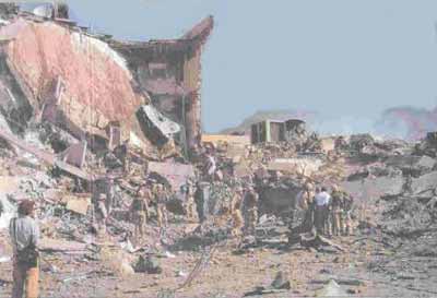 انفجار پرتلفات مقر كاركنان سازمان ملل در بغداد 