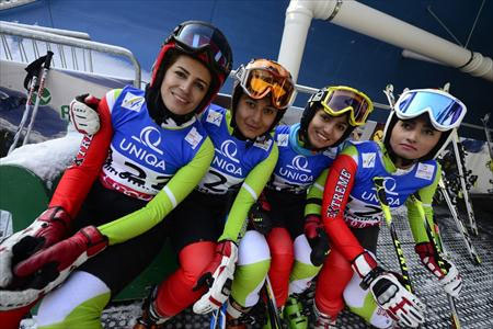 دختران ایران در مسابقات جهانی اسکی +عکس
