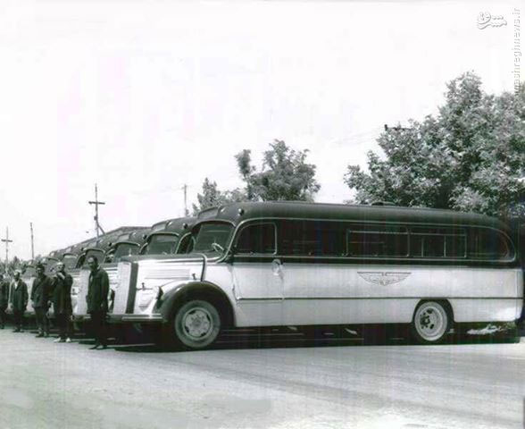اولین اتوبوس‌های شرکت واحد