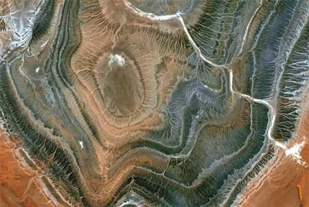 فضانوردان , تصاویر فضایی از زمین,رشته کوه هوگار، الجزایر