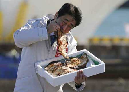 عکسهای جذاب,نخست وزیر ژاپن,تصاویر جالب