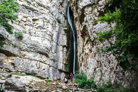 طبیعت آبشار آق سو