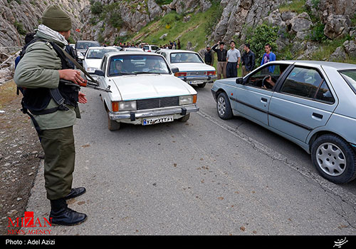 عکس: تصادف شاسی بلند با موتور کردستان