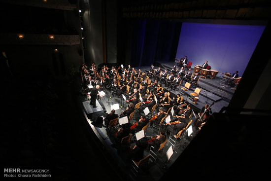 عکس: آغاز به کار ارکستر ملی با حضور ظریف