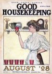 پشت جلد «خانه داري خوب» در اوت 1908