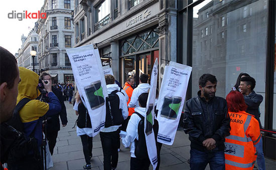 سامسونگ مراسم عرضه آیفون 6s در لندن را خراب کرد + عکس