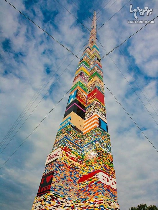 بلندترین برج اسباب بازی دنیا +عکس