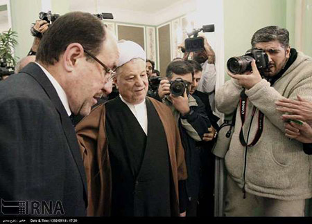 اخبار,اخبار سیاسی,رفسنجانی با نوری مالکی در دفتر ریاست جمهوری