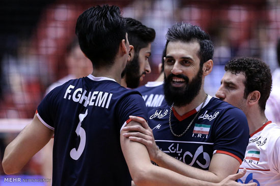 عکس: دیدار تیم های والیبال ایران و لهستان