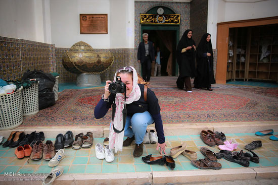عکس: حضور گردشگران اروپایی در کرمان