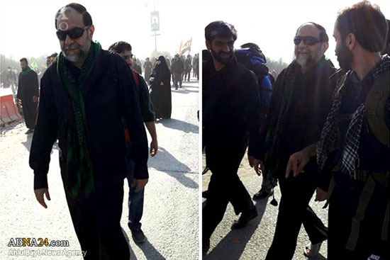 سیاستمداران ایرانی در پیاده‌روی اربعین + عکس