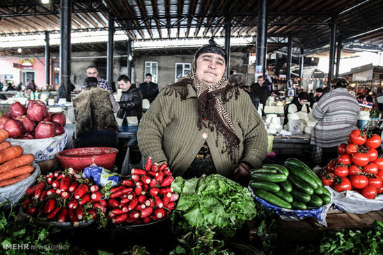 بازار مواد غذایی در شرق اروپا